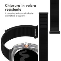imoshion Nylon bandje Samsung Galaxy Watch Ultra (2024/2025) - Zwart