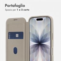 imoshion Bookcase trasparente con MagSafe Apple iPhone 17 - Beige