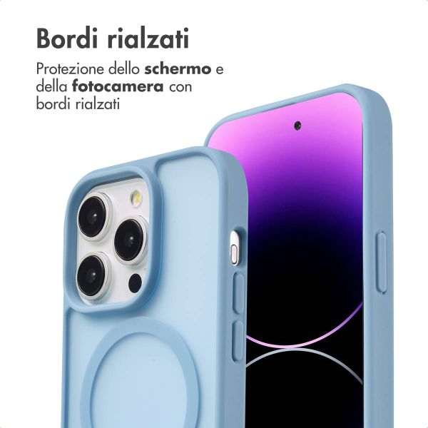 imoshion Cover posteriore Color Guard con MagSafe Apple iPhone 14 Pro - Azzurro