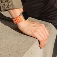 Accezz Cinturino in nylon Alpine Samsung Galaxy Watch 9 (40/44mm) / Watch 8 (40/44mm) / Classic (46mm) - Arancio