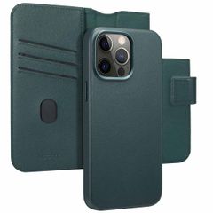 Accezz Cover in pelle 2 in 1 con MagSafe Apple iPhone 15 Pro Max - Cedar Green