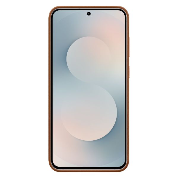 Samsung Cover originale KindSuit in pelle vegana Samsung Galaxy S25 FE - Tan