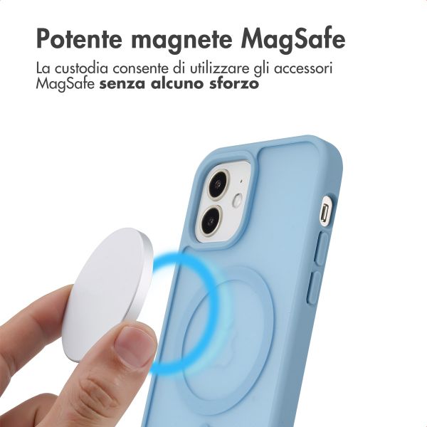imoshion Cover posteriore Color Guard con MagSafe Apple iPhone 12 (Pro) - Azzurro