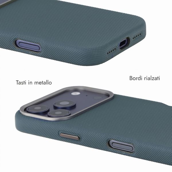 Accezz Cover Mesh con MagSafe Apple iPhone 17 Pro - Blu scuro