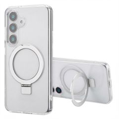Accezz Cover con anello e supporto con MagSafe Samsung Galaxy S25 - Trasparente