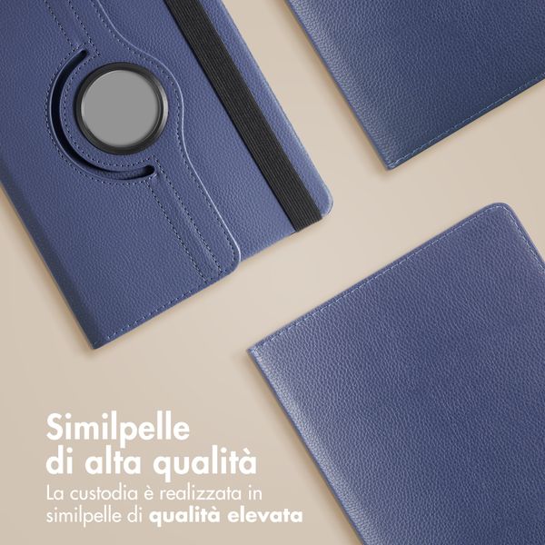 imoshion Cover Girevole a 360° Samsung Galaxy Tab A11 Plus - Blu scuro