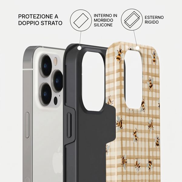 Burga Cover Posteriore Resistente con MagSafe Apple iPhone 13 Pro - Honeycomb