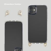 Selencia Cover trasparente con ganci + laccetto da polso Lova Apple iPhone 11 - Beige