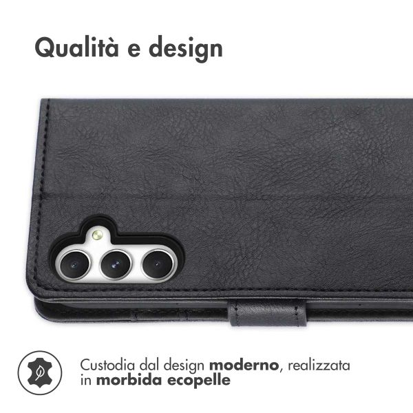 imoshion Cover a libro di Lusso Samsung Galaxy A25 (5G) - Nero