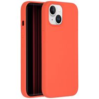 Accezz Cover in silicone liquido con MagSafe Apple iPhone 15 - Nectarine