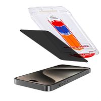 Accezz Vetro temperato privacy + Applicatore Apple iPhone 16 Plus / 15 Plus