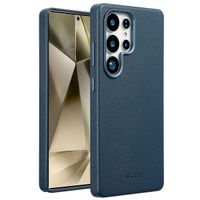 Accezz Cover in Pelle con MagSafe Samsung Galaxy S25 Ultra - Nightfall Blue