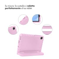 imoshion Cover Posteriore Kidsproof con Maniglia Samsung Galaxy Tab A11 / A9 8.7 pollici - Rosa chiaro