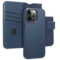 Accezz Cover in pelle 2 in 1 con MagSafe Apple iPhone 15 Pro Max - Nightfall Blue