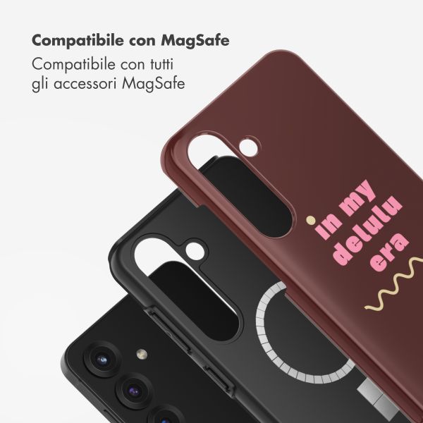 Selencia Cover posteriore Vivid con MagSafe Samsung Galaxy S25 - Delulu