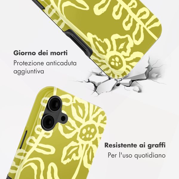 Selencia Cover posteriore Vivid con MagSafe Apple iPhone 16 - Chalky Bloom