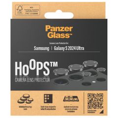 PanzerGlass Pellicole protettive fotocamera Hoops Optic Rings Samsung Galaxy S24 Ultra - Nero