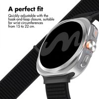 imoshion Nylon bandje Samsung Galaxy Watch Ultra (2024/2025) - Zwart