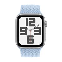 Apple Cinturino Solo intrecciato Apple Watch | 38/40/41/42 mm - Taglia 4 - Light Blue