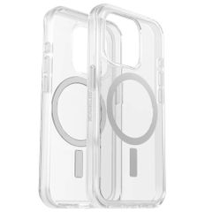 OtterBox Cover Posteriore Trasparente Symmetry con MagSafe Apple iPhone 15 Pro - Trasparente