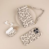 Selencia Cover Sabi Stampa pantera con MagSafe Apple iPhone 16 Pro Max - Soft Ivory