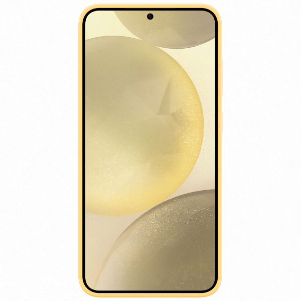 Samsung Cover originale in silicone Samsung Galaxy S24 Plus - Yellow