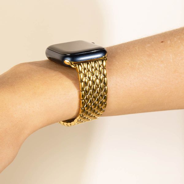 Selencia Cinturino Drago in acciaio Apple Watch | 44/45/46/49 mm - Oro