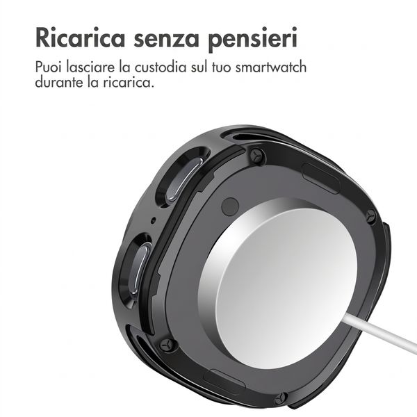 imoshion Cover rigida integrale Samsung Galaxy Watch 8 (44 mm) - Nero