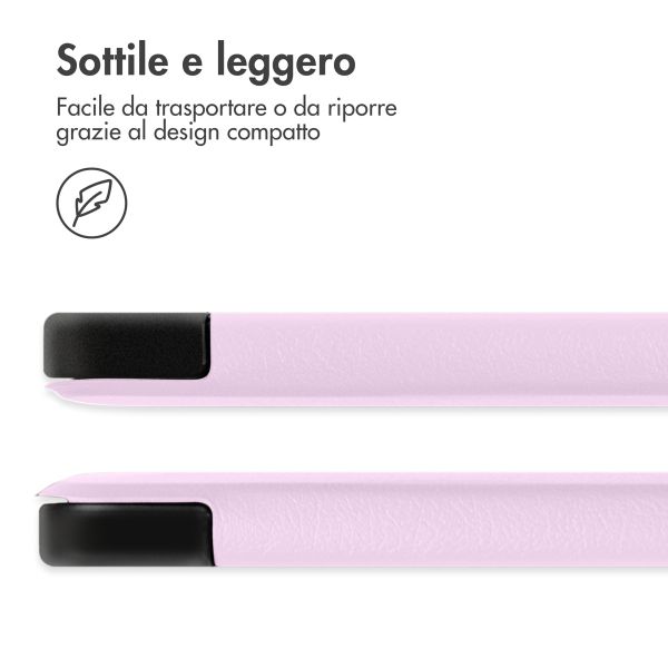 imoshion Cover a libro Trifold Apple iPad 11 (2025) 11 pollici A16 / iPad 10 (2022) 10.9 pollici - Rosa