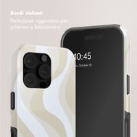 Selencia Cover posteriore Vivid con MagSafe Apple iPhone 16 Pro Max - Desert Waves Beige