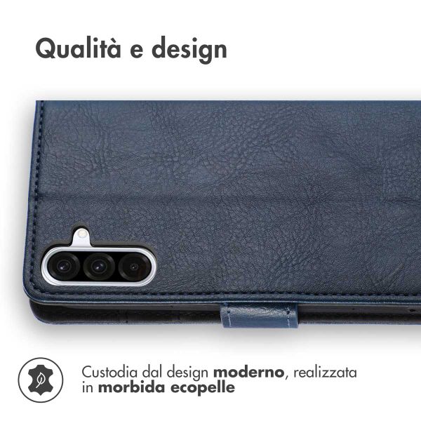 imoshion Cover a libro di Lusso Samsung Galaxy A36 - Blu scuro