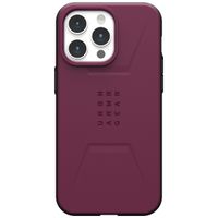 UAG Cover Posteriore Civilian con MagSafe Apple iPhone 15 Pro Max - Bordeaux