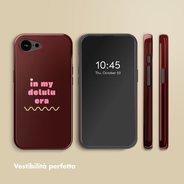 Selencia Cover posteriore Vivid con MagSafe Apple iPhone 17e / 16e - Delulu