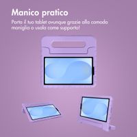 imoshion Cover Posteriore Kidsproof con Maniglia Samsung Galaxy Tab A11 / A9 8.7 pollici - Lilla