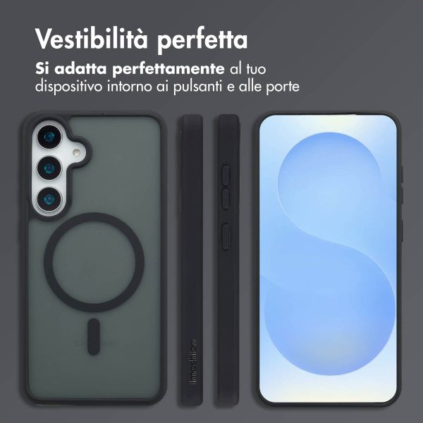 imoshion Cover posteriore Color Guard con MagSafe Samsung Galaxy S25 - Nero