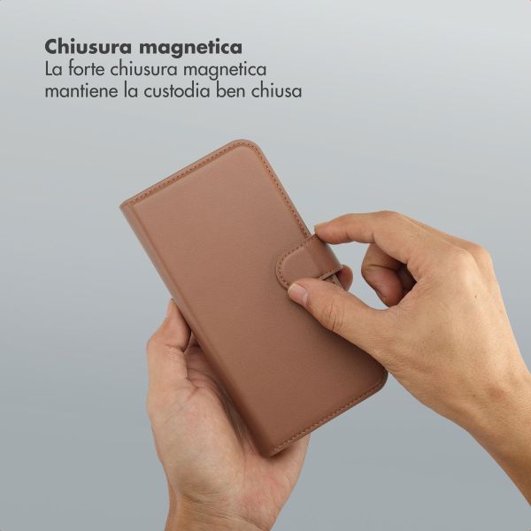 Selencia Libreria rimovibile Olyn con MagSafe Samsung Galaxy A35 / A55 - Marrone