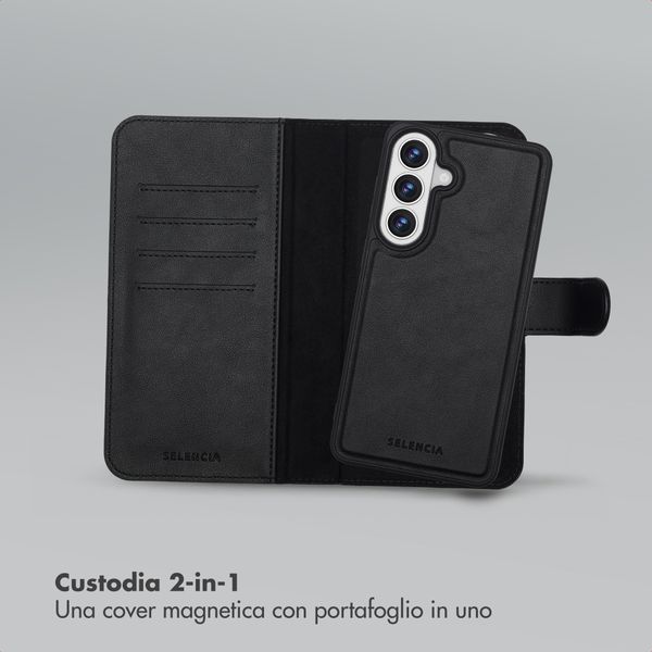 Selencia Libreria rimovibile Olyn con MagSafe Samsung Galaxy S26 Plus - Nero
