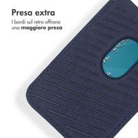 Accezz Portacarte in pelle - Compatibile con MagSafe e Qi2 - Nightfall Blue
