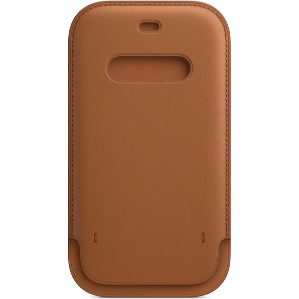 Apple Sleeve in Pelle iPhone 12 Mini - Saddle Brown