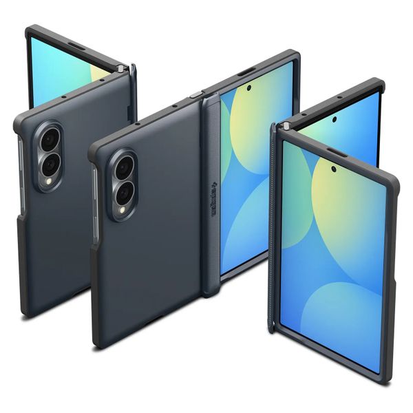Spigen Cover Posteriore Slim Armor Pro Samsung Galaxy Z Fold 8 - Metal Slate