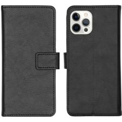 imoshion Cover a libro di Lusso Apple iPhone 12 Pro Max - Nero