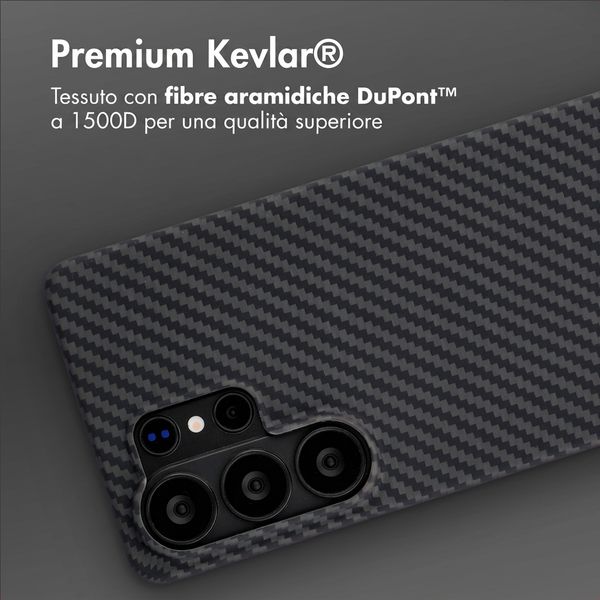 Accezz Cover MagSafe Kevlar® Samsung Galaxy S26 Ultra - Nero