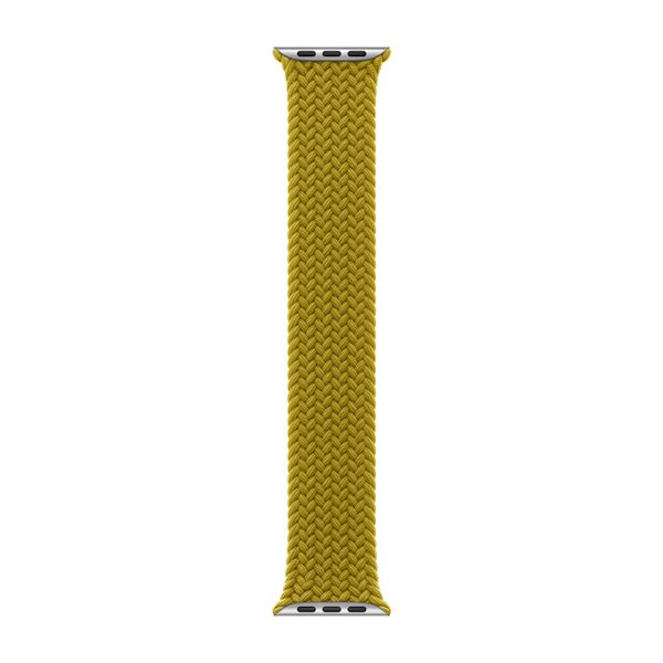 Apple Cinturino Solo intrecciato Apple Watch | 38/40/41/42 mm - Taglia 4 - Chartreuse