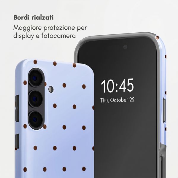 Selencia Cover posteriore Vivid con MagSafe Samsung Galaxy S24 - Happy Dots Digital Sky