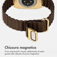 imoshion Cinturino magnetico in pelle sintetica Apple Watch | 44/45/46/49 mm - Marrone