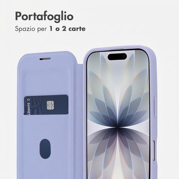 imoshion Bookcase trasparente con MagSafe Apple iPhone 17 - Lilla