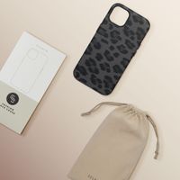 Selencia Cover Sabi Stampa pantera con MagSafe Apple iPhone 13 - Midnight Black