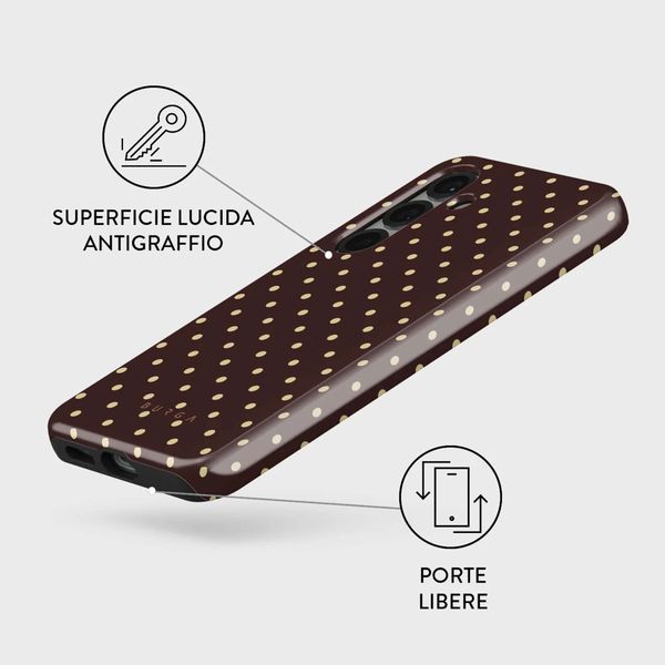 Burga Cover Posteriore Resistente con MagSafe Samsung Galaxy S25 - Sorry Busy