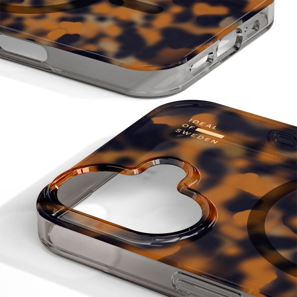 iDeal of Sweden Cover Trasparente con MagSafe Apple iPhone 16 - Tortoise