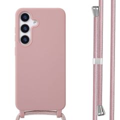 imoshion Cover in Silicone con Cordino Samsung Galaxy S25 - Sand Pink